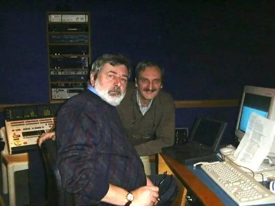 Ezio de Rosa insieme a Francesco Guccini